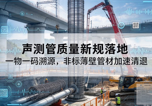 哈密声测管质量新规落地，一物一码溯源，非标薄壁管材加速清退